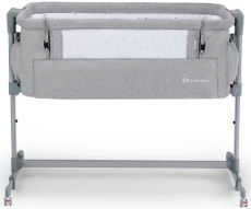 Приставне ліжечко-колиска Kinderkraft Neste Up Grey Light Melange